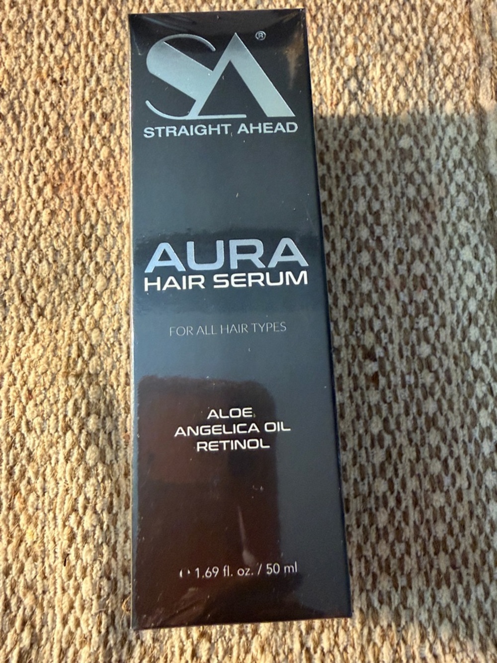Aura Hair Serum - Black and Silver Packaging